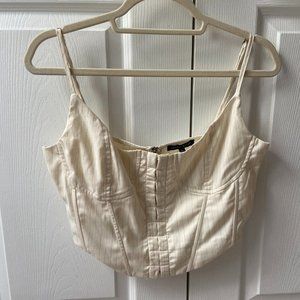 Kendall and Kylie Corset crop top